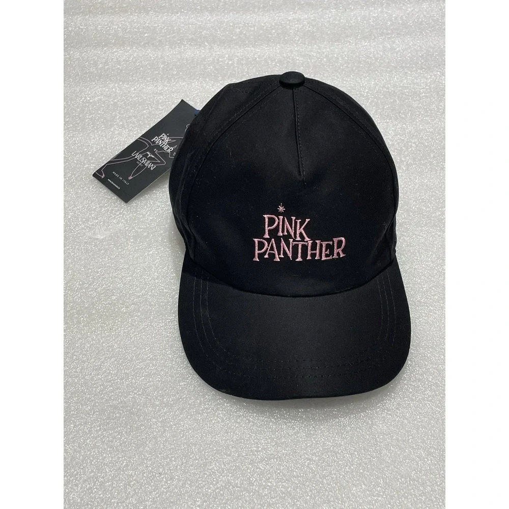 Larusmiani Pink Panther Black Hat Cap Baseball HatUnisex Size M MSRP $270